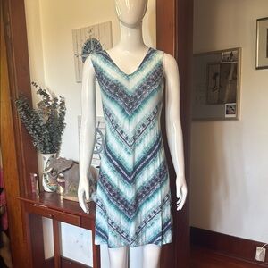 NWT Style&Co size small Elegant Chevron Patterned Dress
